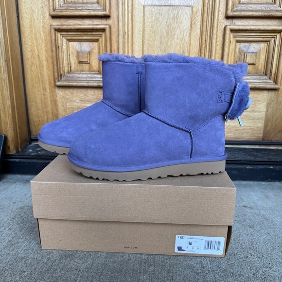 Ugg Classic Double Bow Mini Boots - Picture 3 of 7